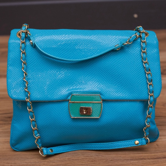 love moschino croc logo shoulder bag